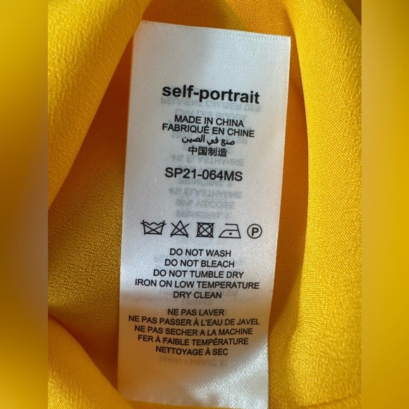 NWOT Self-Portrait Floral Twist Neck Mini Dress 2 - Picture 12 of 13